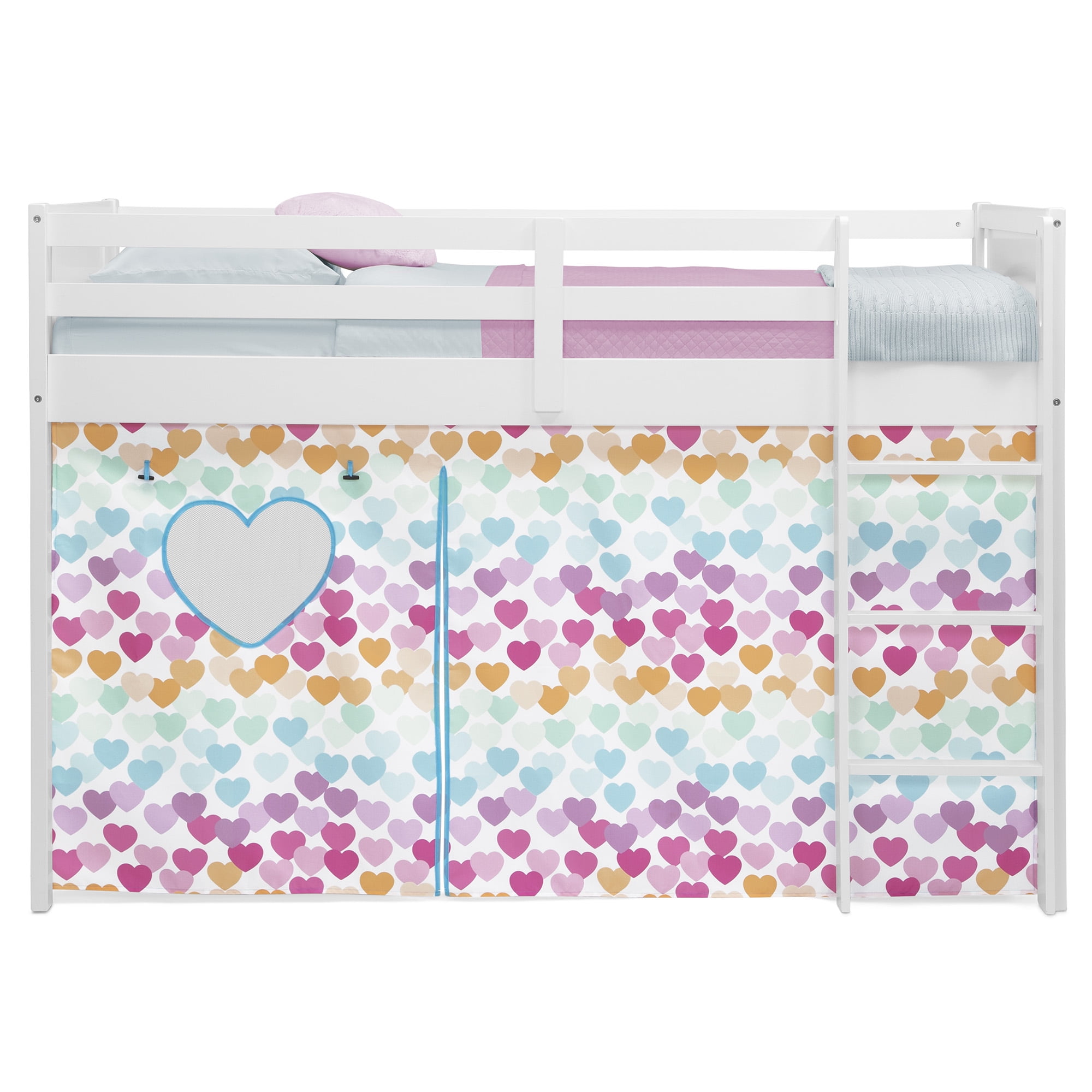 Delta Children Loft Bed Tent Curtain Set for Twin Loft Bed (Bed Sold