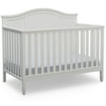 thumbnail interactive-video image 1 of Delta Children Madrid 5-in-1 Convertible Baby Crib, Bianca White, 1 of 9