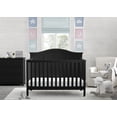 thumbnail image 1 of Delta Children Madrid 5-in-1 Convertible Baby Crib, Greenguard Gold Certified, Black, 1 of 12