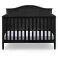 Delta Children Madrid 5in1 Convertible Baby Crib, Black