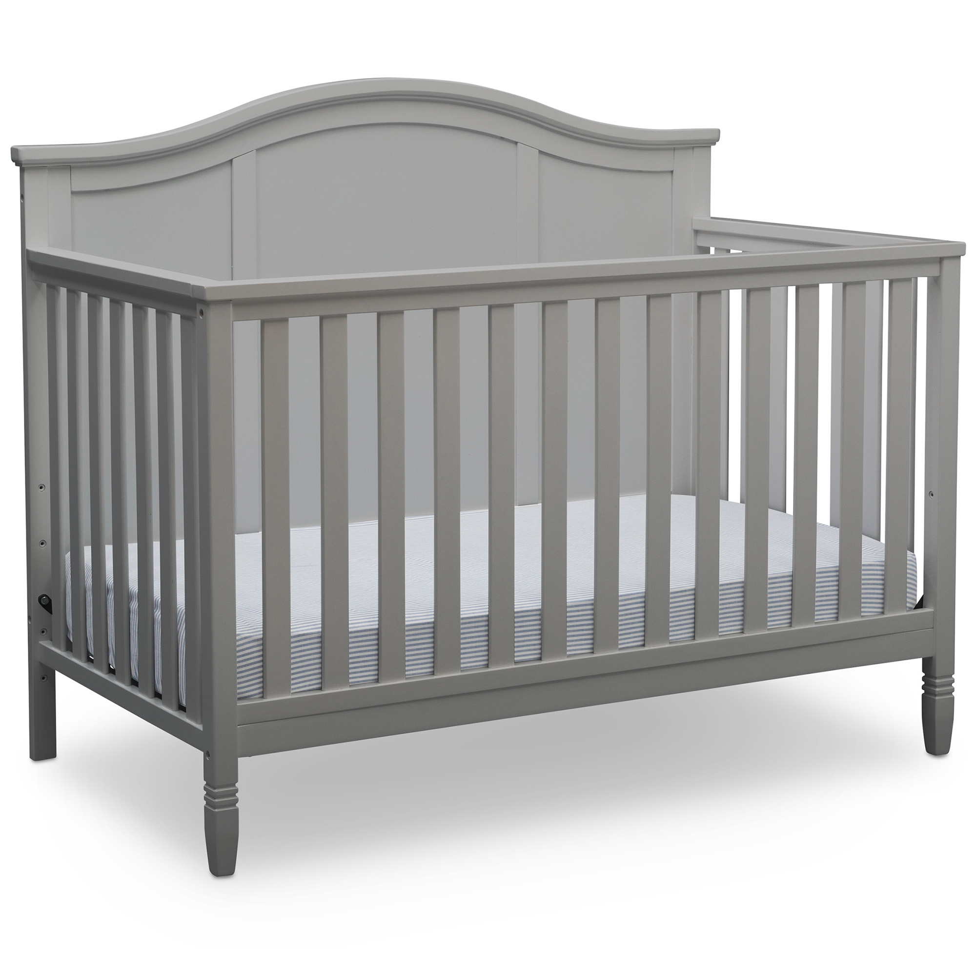 Delta Children Madrid 5-in-1 Convertible Baby Crib, Grey - image 1 of 13