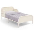 thumbnail image 1 of Delta Children Magic Magnet Toddler Bed with Customizable Magnets & Built-In Book Storage, Oatmeal, 1 of 20