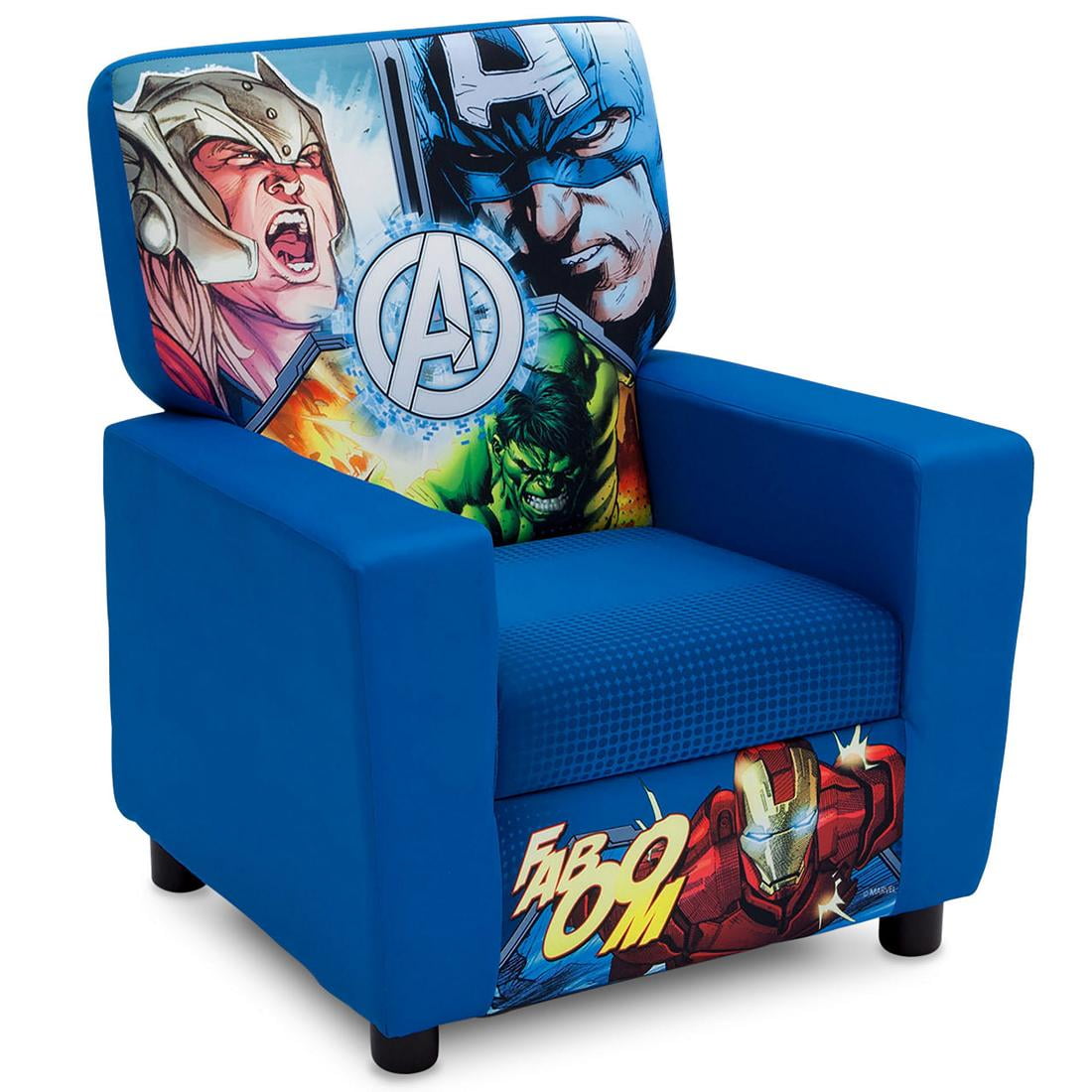 Delta Children Marvel Avengers Upholstered Youth Chair - Walmart.com