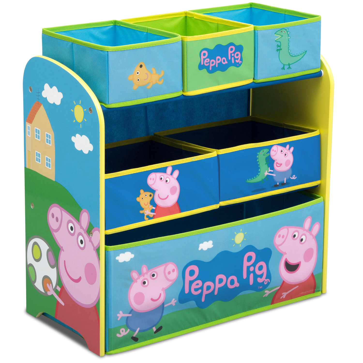 Delta Children Multi-Bin Toy Organizer Disney Peppa Pig - image 1 of 4