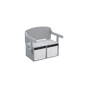 Delta Children MySize Engineered Wood Bench Gray (TB83260GN-026)