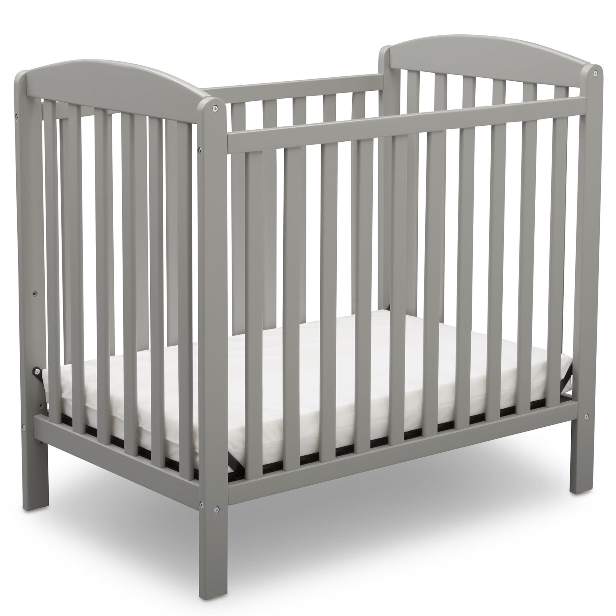 Delta Children NEW Gateway Mini Convertible Baby Crib with Mattress