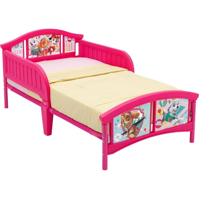 Delta Children PAW Patrol, Skye & Everest Plastic Toddler Bed