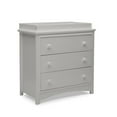 thumbnail image 1 of Delta Children Perry 3 Drawer Dresser with Changing Top and Interlocking Drawers, Moonstruck Grey, 1 of 14