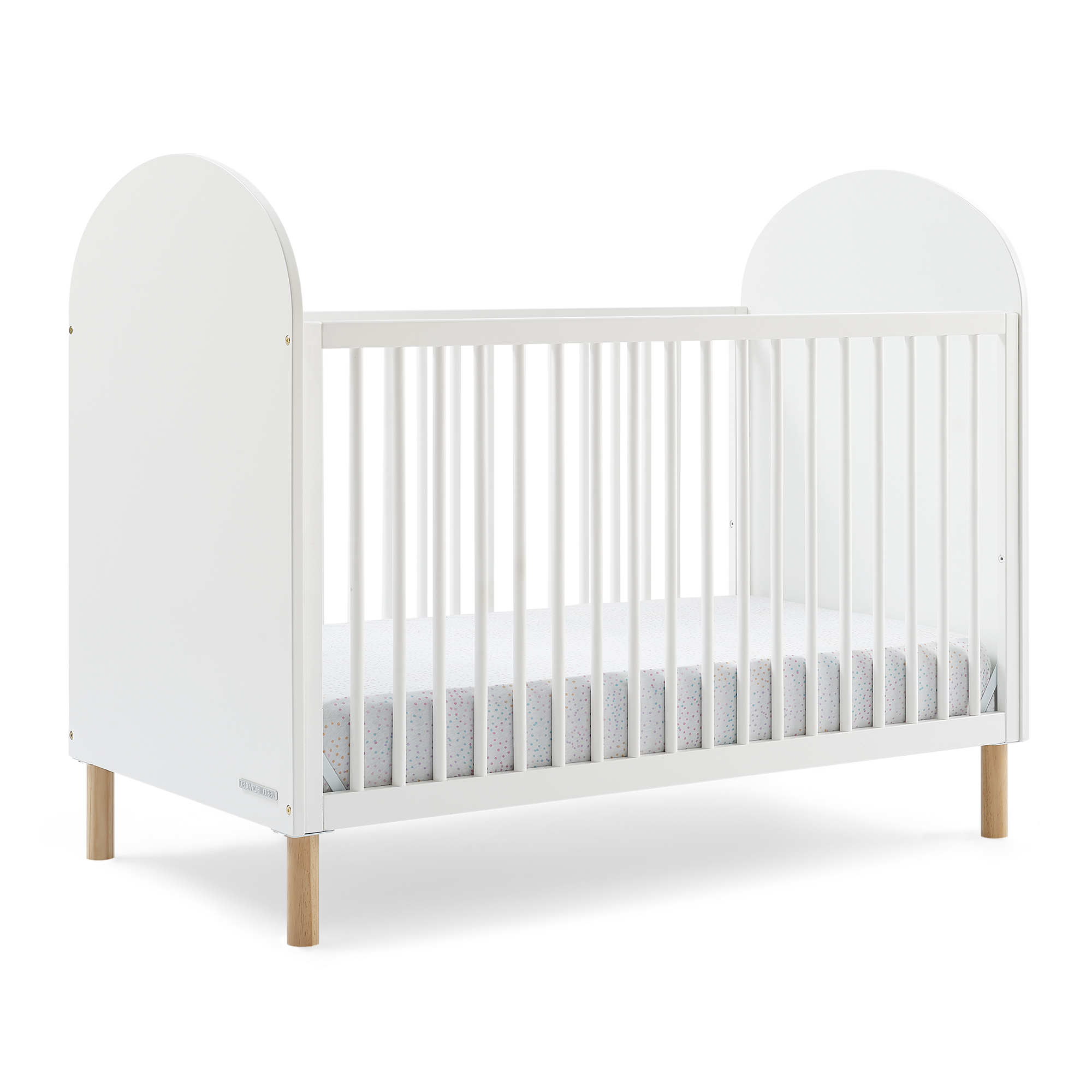 Delta Children Reese 4in1 Convertible Crib Greenguard Gold Certified, Olive Green/Natural