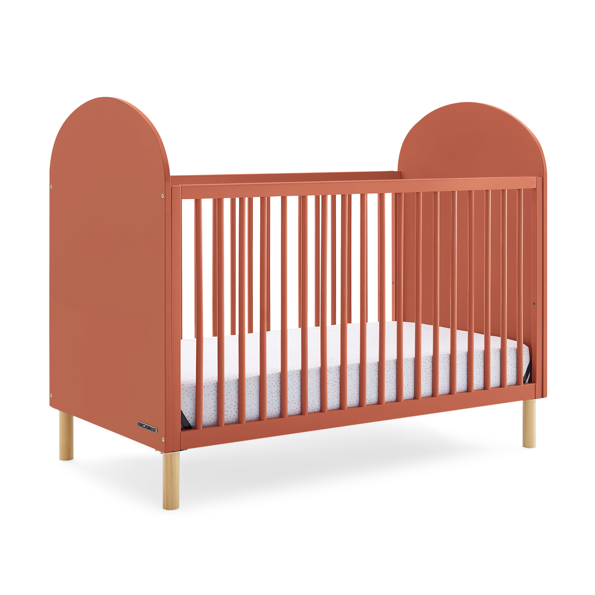 Delta Children Reese 4-in-1 Convertible Crib - Greenguard Gold Certified, Sedona/Natural - image 1 of 19