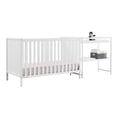 thumbnail image 1 of Delta Children Ruby 6-in-1 Convertible Crib & Changing Table 2-Piece Set - Greenguard Gold Certified, Bianca White, 1 of 14