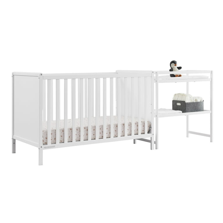 Delta Children Ruby 6-in-1 Convertible Crib Changing Table