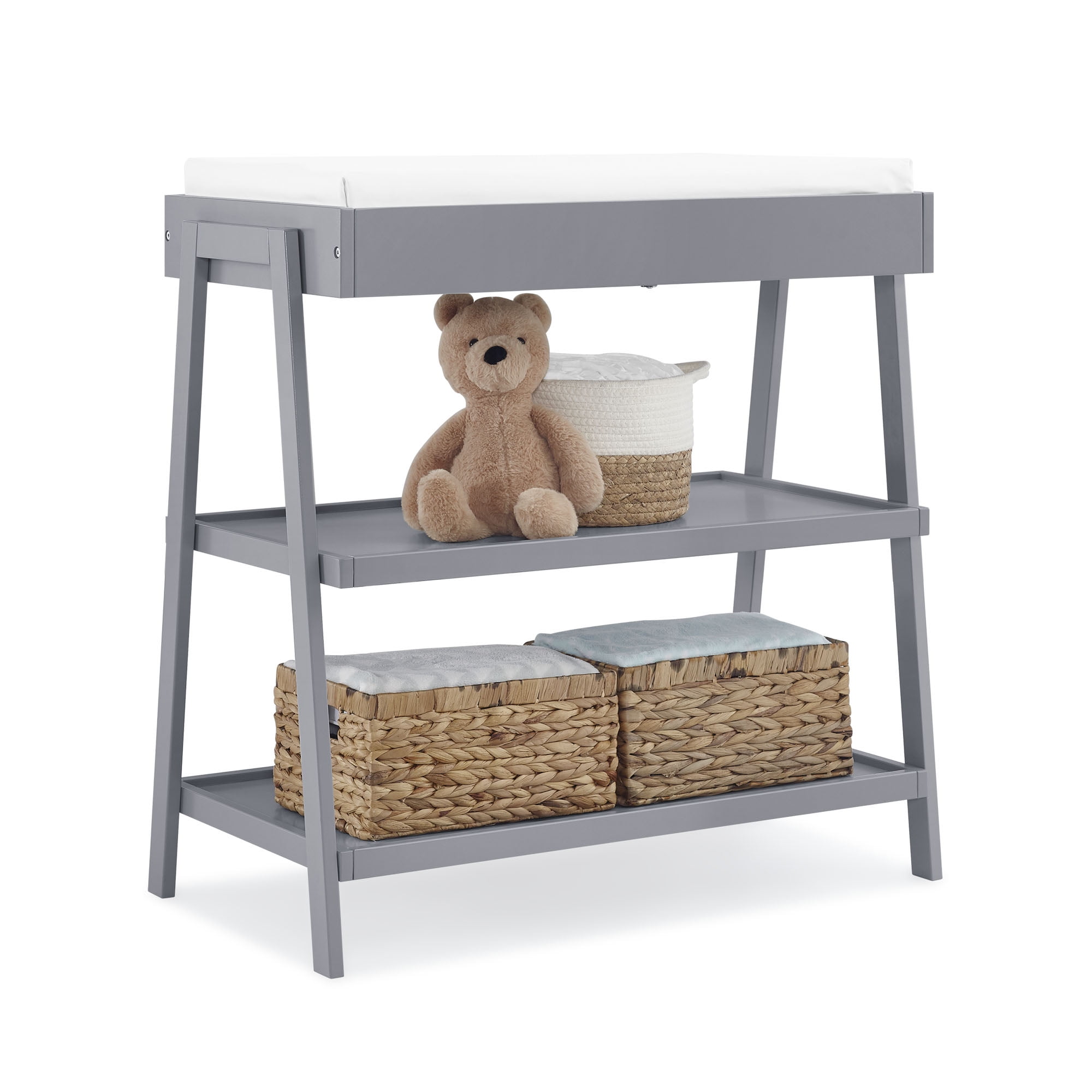 Delta Children Scout Changing Table Greenguard Gold Certified Grey