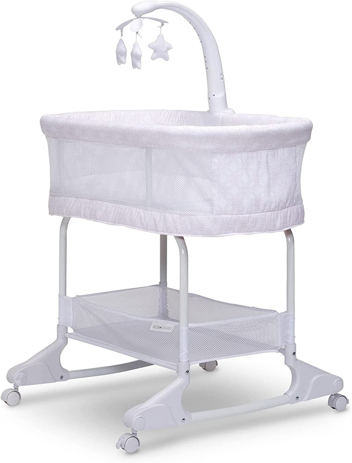 Pink bassinet cheap walmart