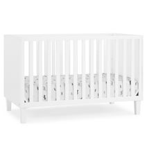Delta Children Sonny 4-in-1 Convertible Baby Crib, Bianca White