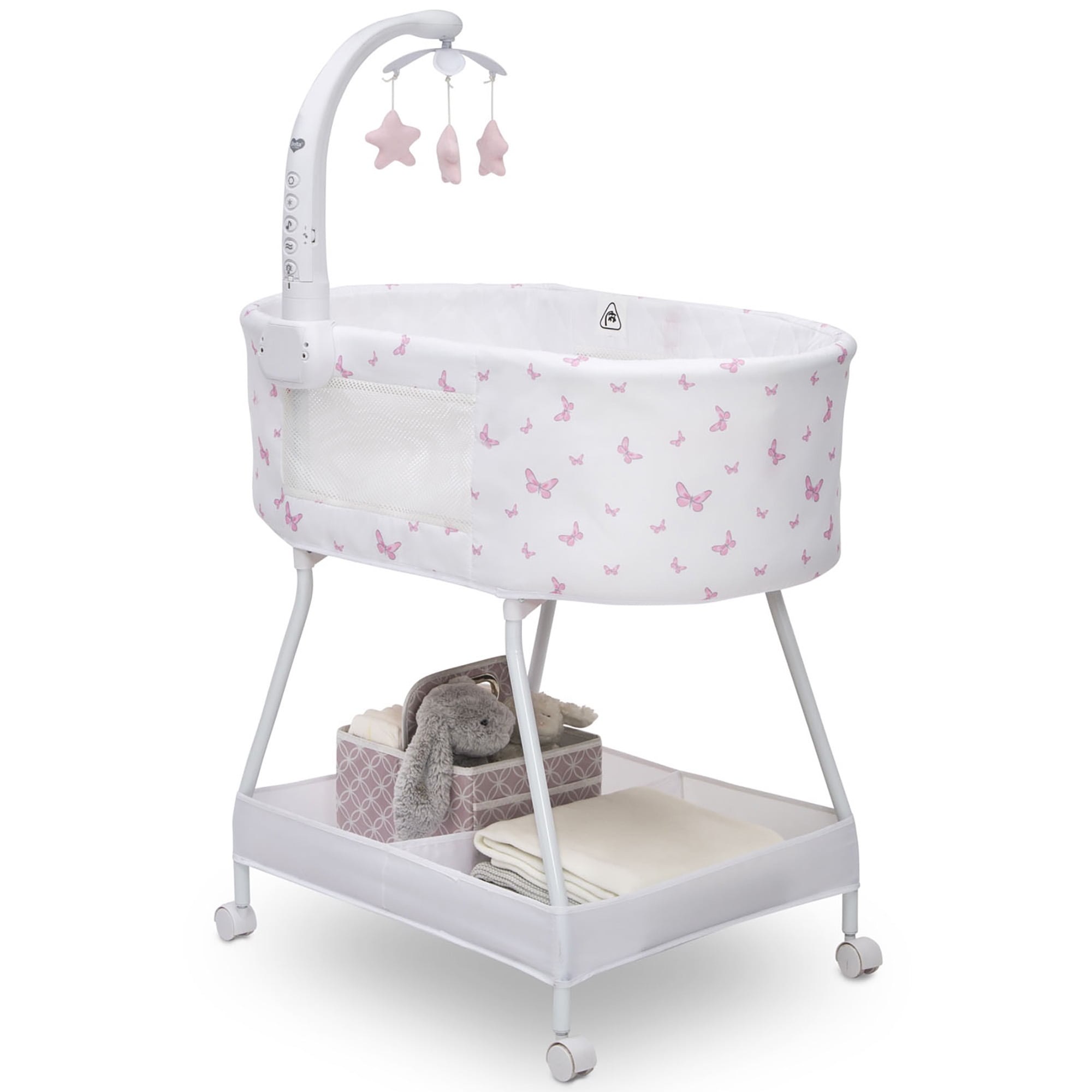 Delta Children Sweet Slumber Bassinet, Flutter Walmart Business