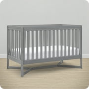 Tribeca 4-in-1 Convertible Crib, White/Grey Crib White/Grey