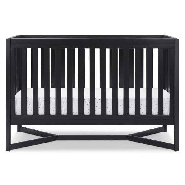 Delta Children Tribeca 4in1 Baby Crib, Midnight Grey