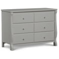 thumbnail image 1 of Delta Children Universal 6 Drawer Dresser with Interlocking Drawers - Greenguard Gold Certified, Grey, 1 of 6