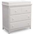 thumbnail image 1 of Delta Children Waverly 3 Drawer Dresser with Changing Top, Bianca White, 1 of 16