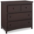 thumbnail image 1 of Delta Children Waverly 3 Drawer Dresser with Changing Top, Walnut Espresso, 1 of 6