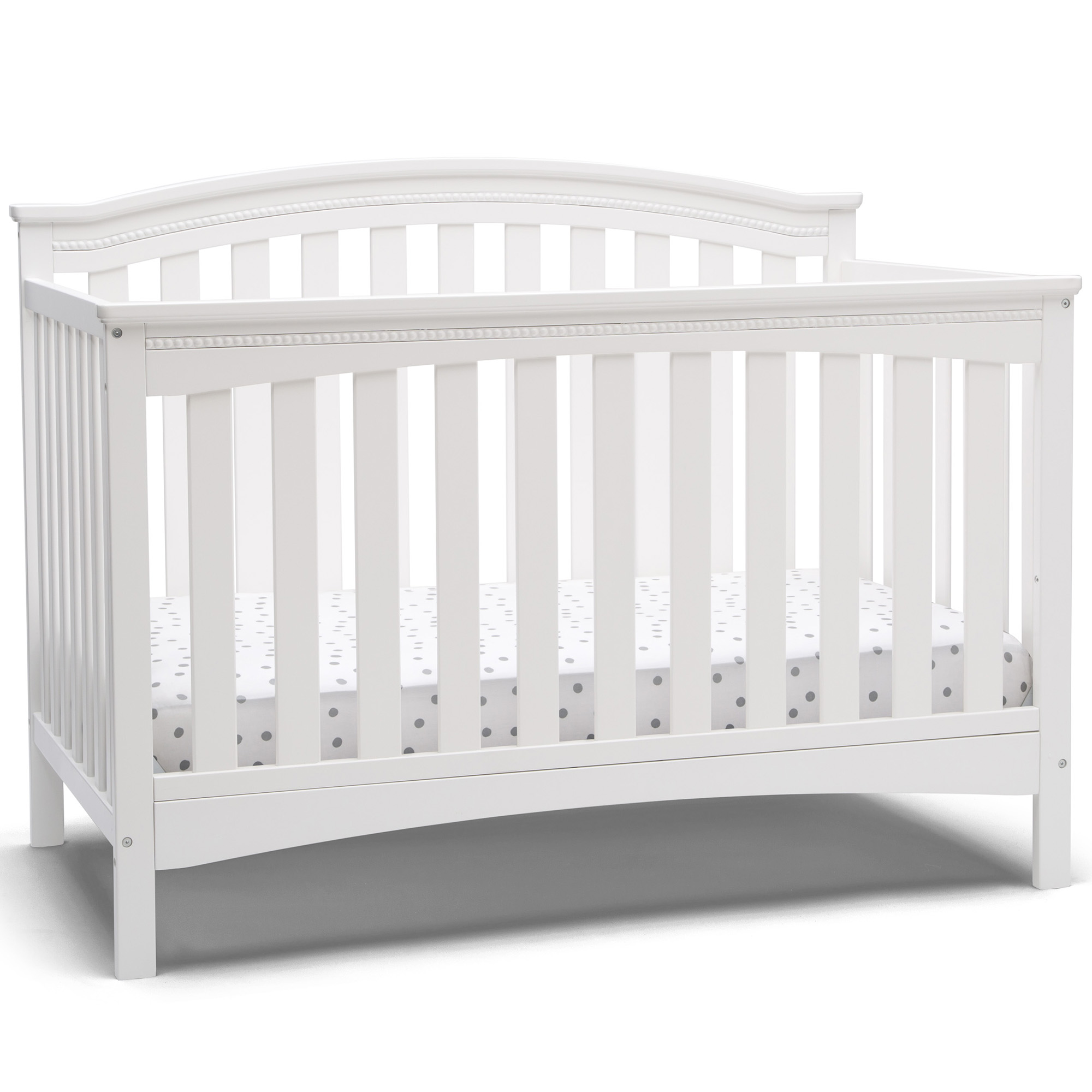 Delta Children Waverly 6-in-1 Convertible Baby Crib, Bianca White - image 1 of 15