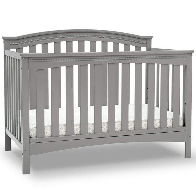 Delta Children Waverly 6-in-1 Convertible Baby Crib, Grey