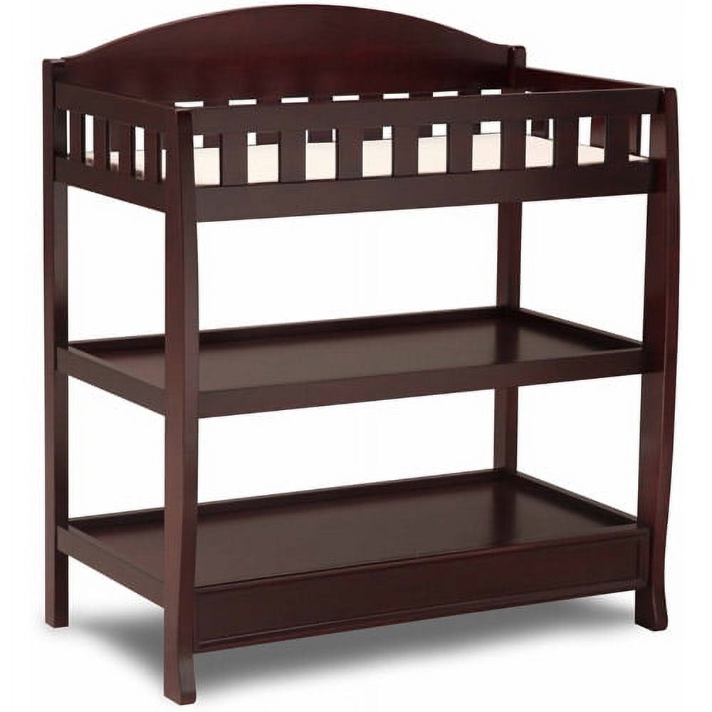 Delta Children Wilmington Changing Table with Pad, Espresso Cherry - image 1 of 5