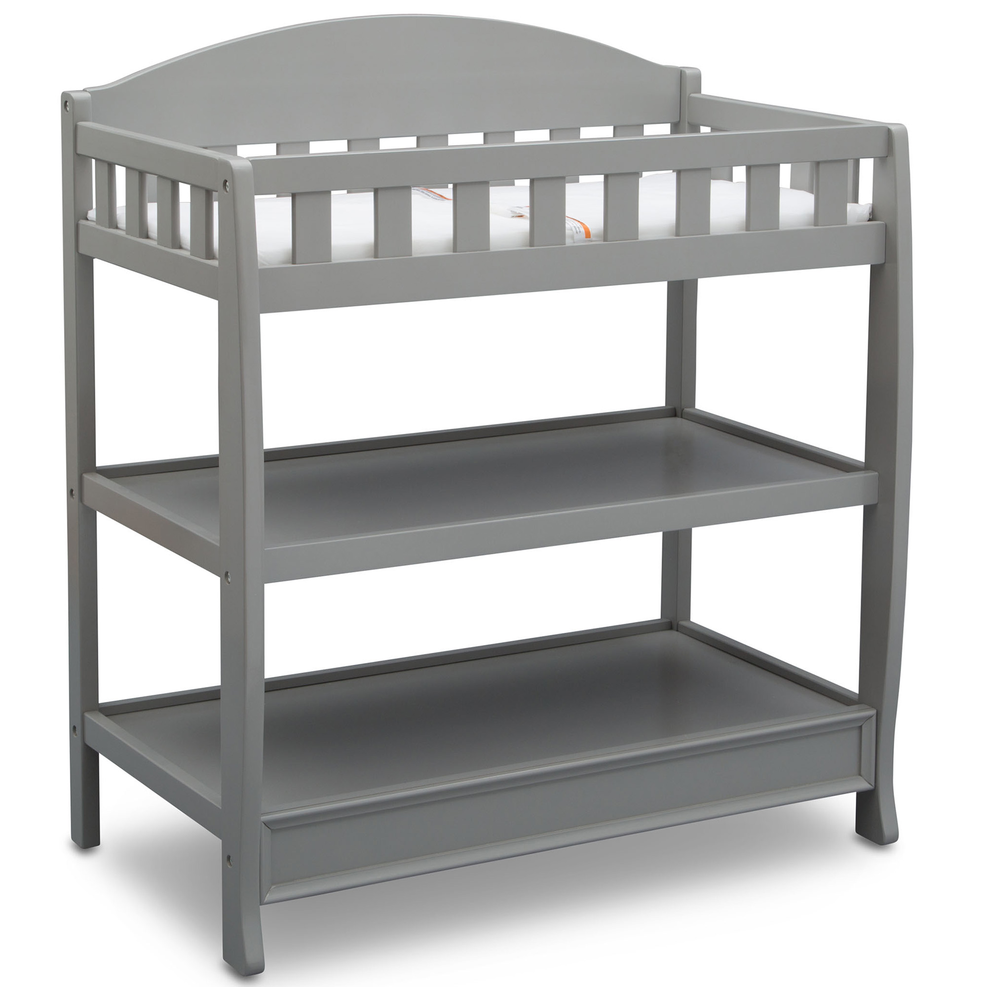 Delta Children Wilmington Changing Table with Pad, Grey - image 1 of 6