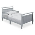 thumbnail image 1 of Delta Children Wood Sleigh Toddler Bed - Greenguard Gold Certified, Grey, 1 of 5