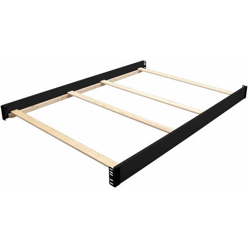 Delta Children Wooden Full Size Bed Rails 0050, Black