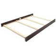 Delta Children Wooden FullSize Bed Rails 0050, Dark Chocolate