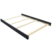 Delta Children Wooden Full-Size Bed Rails 0050, Midnight Grey