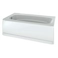 thumbnail image 1 of Delta Classic 18 in. H X 60 in. W X 32-1/2 in. L White Bathtub, 1 of 5
