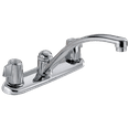thumbnail image 1 of Delta Classic 2100LF 2 Handle Kitchen Faucet Chrome, 1 of 2