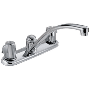Delta Classic 2100LF 2 Handle Kitchen Faucet Chrome