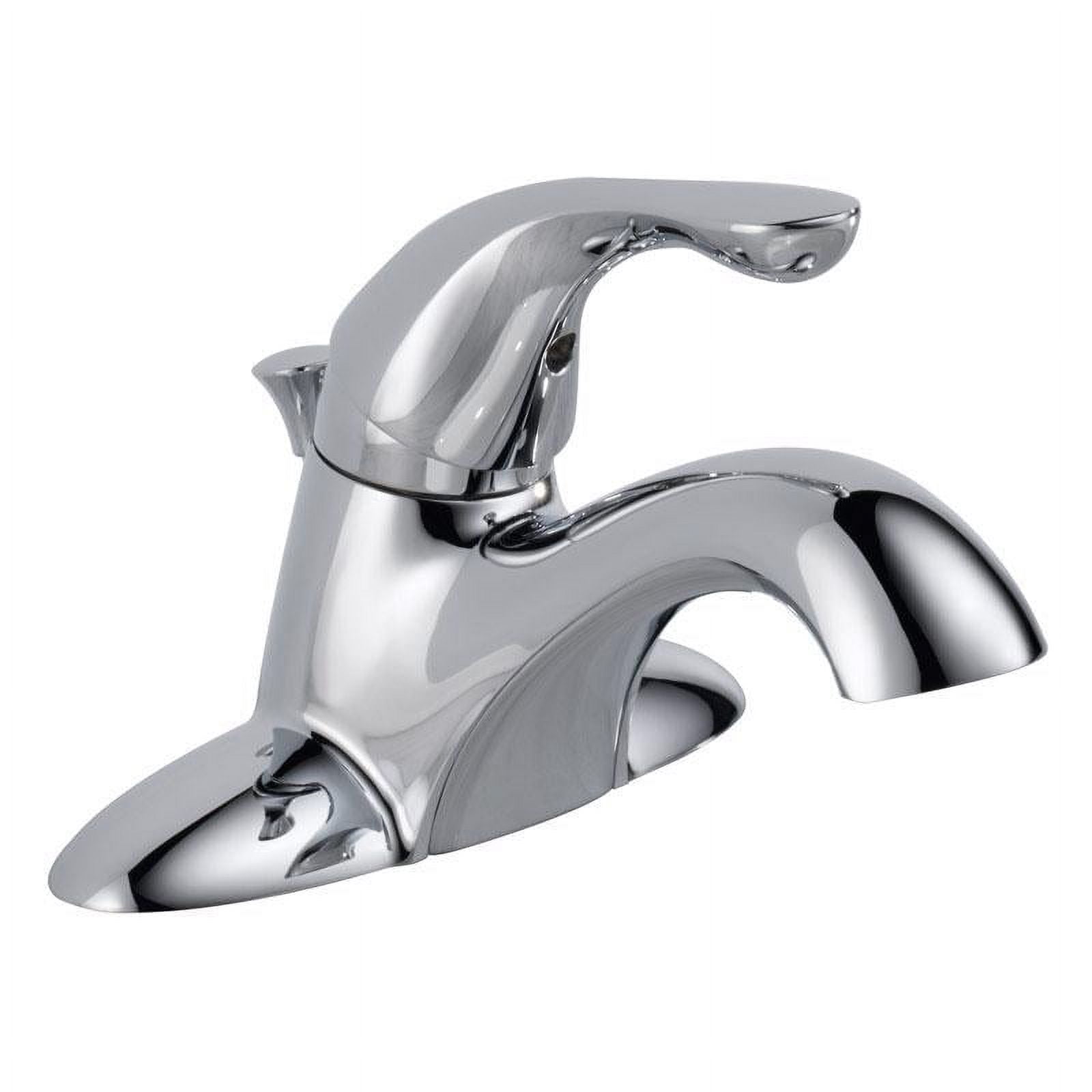 Classic Chrome Single Handle Low Arc Bathroom Faucet