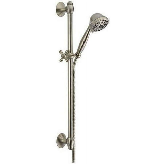 Delta Classic Hand Shower Package Includes Hand Shower, Slide Bar, and Hose, Available in Various Colors