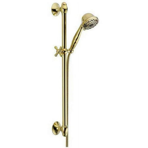 Delta Classic Hand Shower Package Includes Hand Shower, Slide Bar, and Hose, Available in Various Colors
