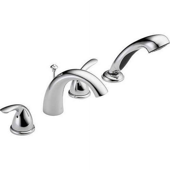 Delta Classic Roman Tub Filler with Hand Shower, Available in Various Colors