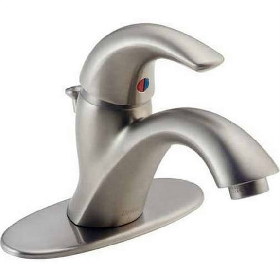Delta Classic Single Handle Bathroom Faucet in Stainless 583LF-SSWF
