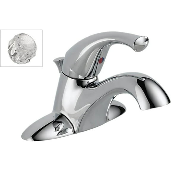 Delta Classic Single Handle Centerset Bathroom Faucet in Chrome 521-ECO-DST-A