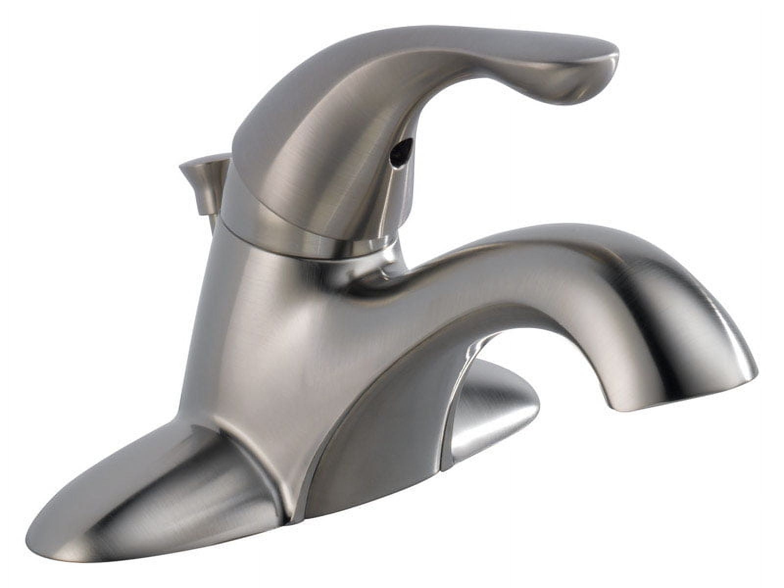 Delta Classic Stainless Steel Single Handle Lavatory Faucet 4 in.