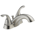 thumbnail image 1 of Delta Classic Two Handle Centerset Bathroom Faucet with Metal Drain Assembly in Stainless 2523LF-SSMPU, 1 of 2