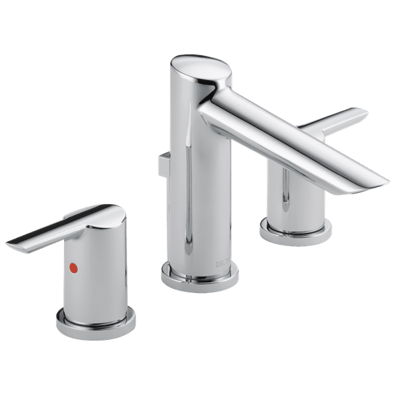 Delta Compel Two Handle Widespread Bathroom Faucet, Chrome