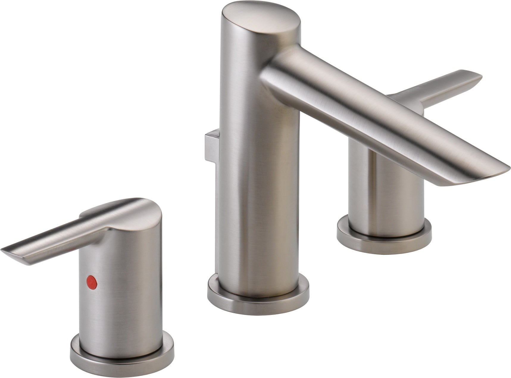Delta Compel Two Handle Widespread Bathroom Faucet, Stainless