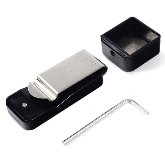 Delta Cue Magnetic Billiards Pool Chalk Holder (Black)