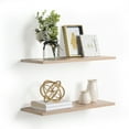 thumbnail image 1 of Delta Cycle Modern 24 in x 24 in Wood Floating Shelf Set 2 Count, 1 of 8