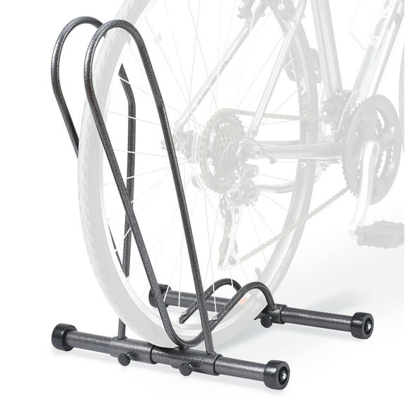 Delta Cycle Single Bike Stand Floor, Tool-Free Adjustable Rolling Floor Stand for Mountain, Fat Tire, Road Bikes, Freestanding Bike Stand For Garage Parking