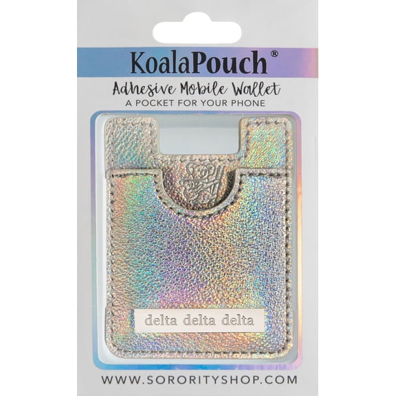 Delta Delta Delta - Glitter Koala Pouch (Holographic)